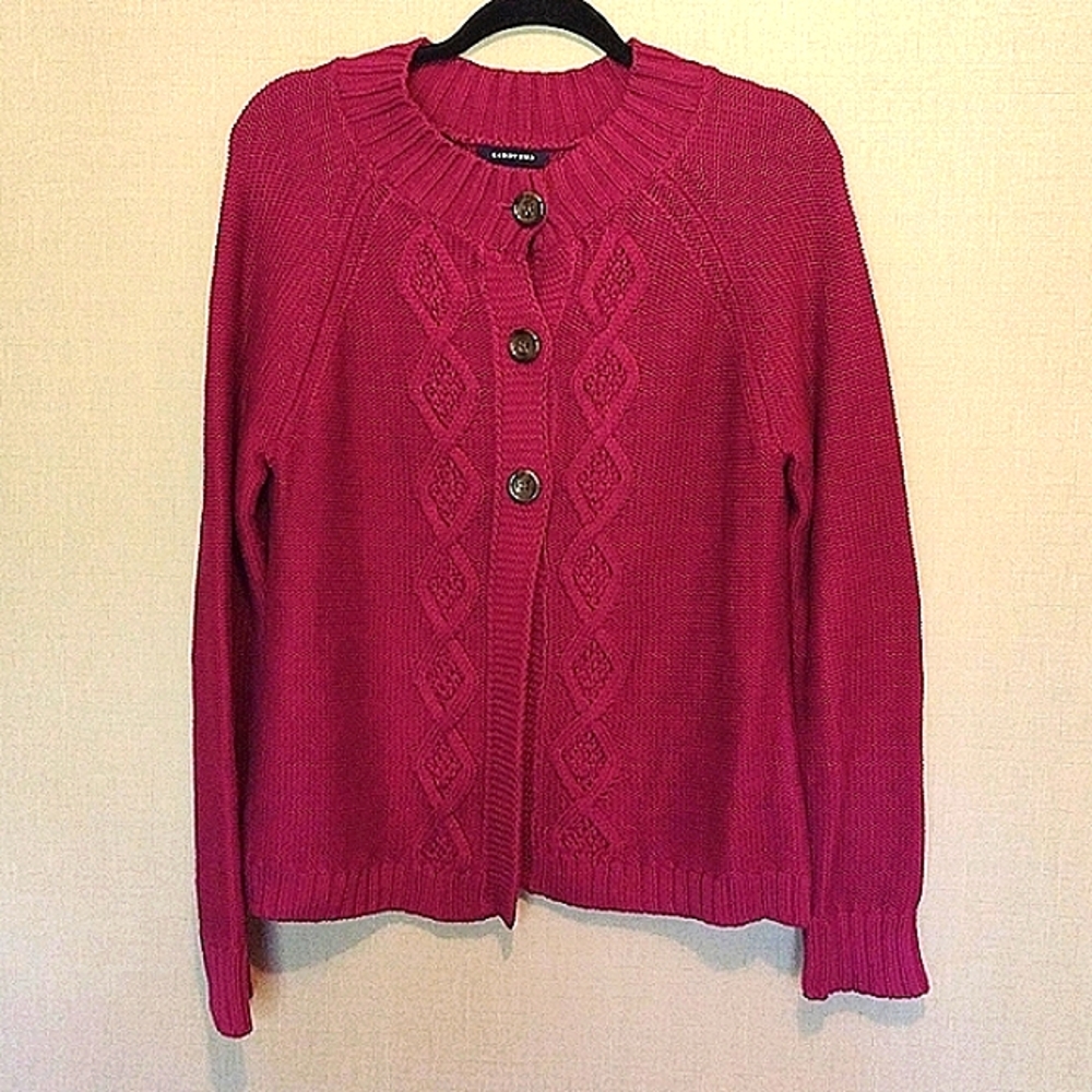 Land's End Cardigan! EUC! (More purple than shown)